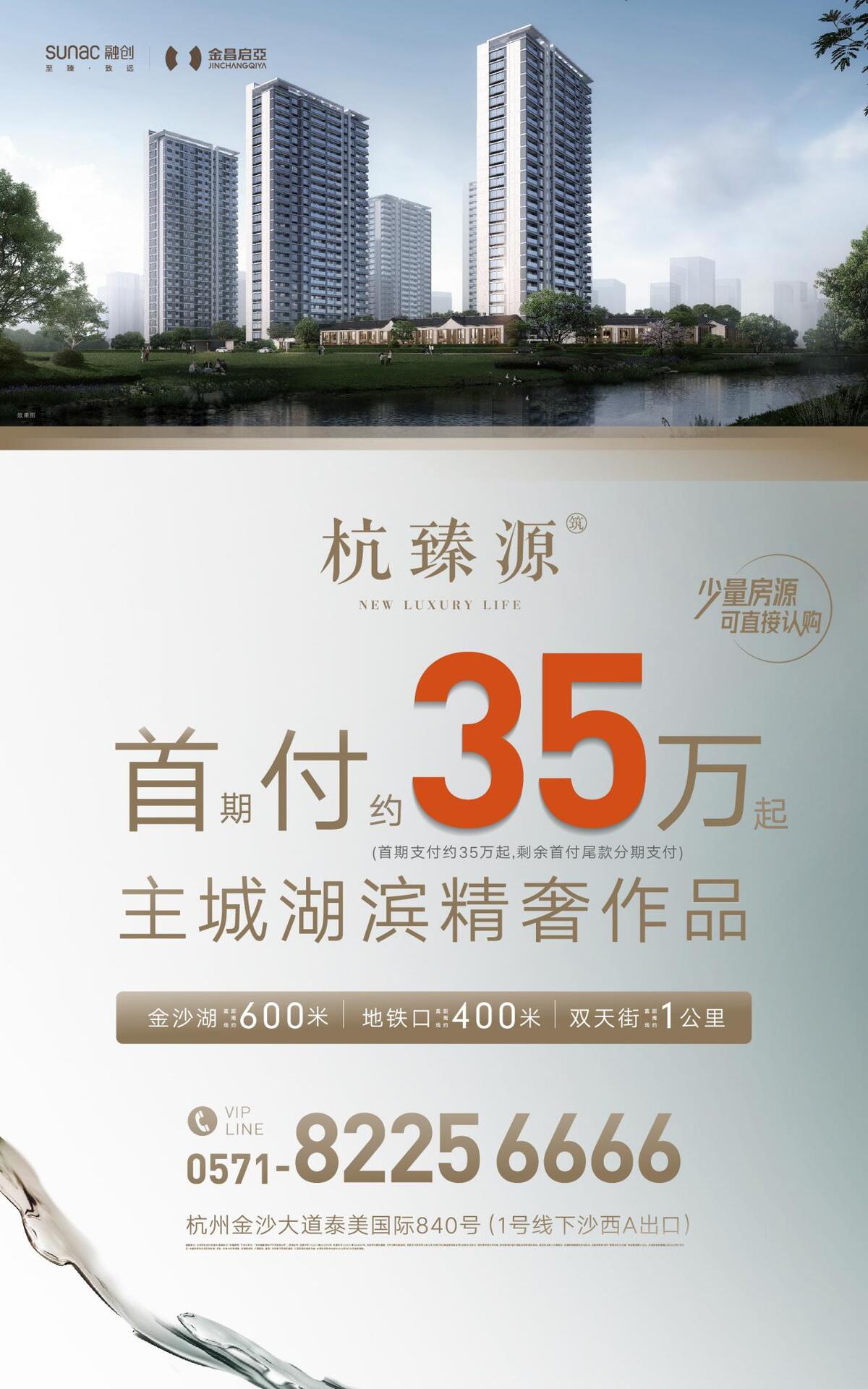 2022年1-4月杭州房地产企业销售业绩top20